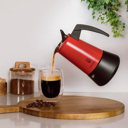Cecotec Italian Coffee Maker Piccolina 900 Stainless Steel 10 Cups Drip-Free Ergonomic-2