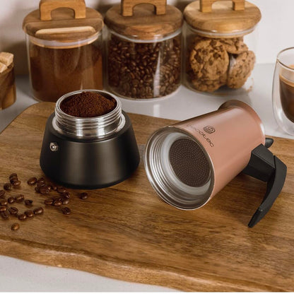 Cecotec Italian Coffee Maker Piccolina 900 Stainless Steel 10 Cups Drip-Free Ergonomic-3