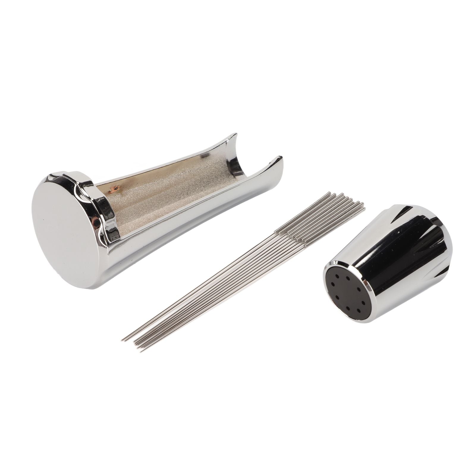 Stainless Steel Coffee Powder Stirring Tool with Stand for Home Kitchen-1