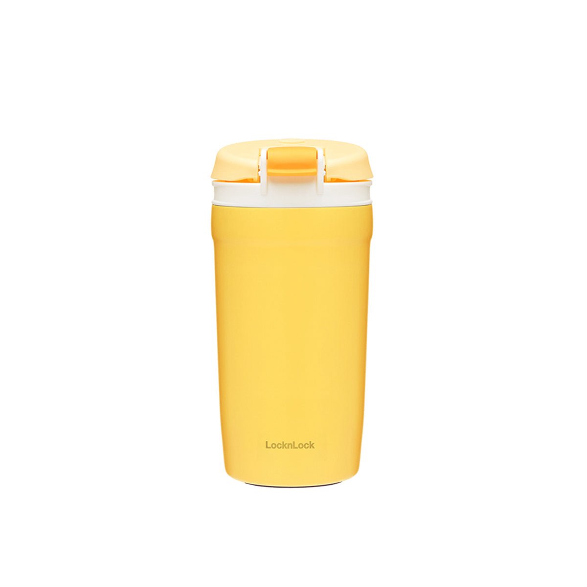 Ease Onetouch 430ml Yellow Insulated Travel Mug Stainless Steel-0