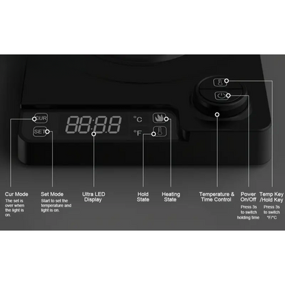 Electric Kettle Gooseneck Adjustable Temp (1200W)-4